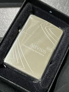 zippo メビウス 限定品 シルバー 前面刻印 希少モデル 2014年製 MEVIUS シルバーインナー 2014年製 ケース 保証書付き