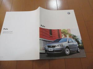 家19978　カタログ　■Volkswagen　■ポロ　ＰＯＬＯ■2006.10　発行26　ページ