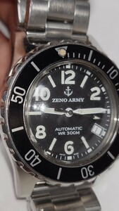 腕時計　ZENO ARMY 中古 自動巻き