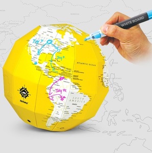 【送料込】組み立て式のペーパー地球儀「”ZEMIRO”PLAN MAP PAPER GLOBE」