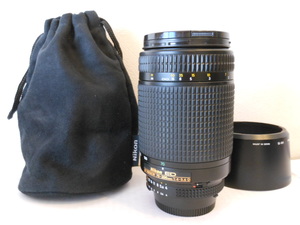 ☆希少美品級☆ ニコン AF 70-300mm F4-5.6 D ED　Ｎｉｋｏｎ 　即日発送　純正ケース付