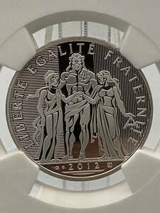 【希少ヘラクレス 世界4枚】2012 PF70UC HERCULES フランス 10ユーロ 銀貨 ウルトラカメオ アンティークコイン モダン 