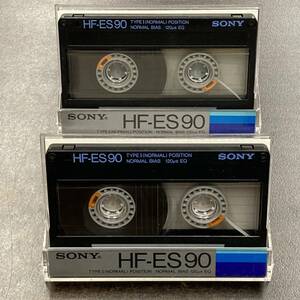 1925BT ソニー HF-ES 90分 ノーマル 2本 カセットテープ/Two SONY HF-ES 90 Type I Normal Position Audio Cassette