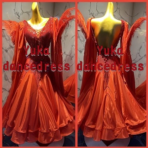 NEW 社交ダンスドレス・モダンドレス・スタンダードドレス オーダーメイド、最高品質modern-811