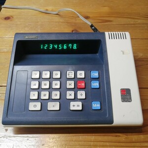 SHARP シャープ 計算機 ELSI-815S 昭和レトロ 当時物 電卓 100V 動作品