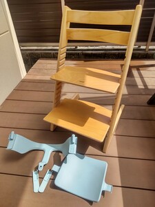 【美品・ベビーセット付】ストッケ トリップトラップ ベビーチェア STOKKE TRIPP TRAPP