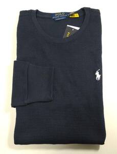 【新品・未使用】USA購入 POLO Ralph Lauren Thermal Long Sleeve Tee NAVY L ラルフローレン サーマル ロングスリーブ Tee 長袖　