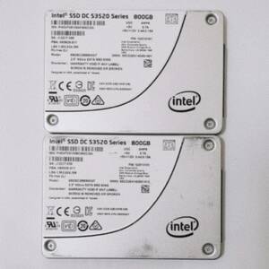 【2個セット】Intel SSD DC S3520 SERIES 800GB