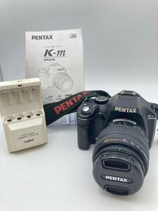 【521】PENTAX ペンタックス K-M SMC PENTAX-DA 1:3.5-5.6 18-55mm AL デジタル一眼 カメラ 動作確認済 