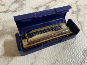 ※〇H343E/HOHNER ハーモニカ BLUES HARP ケース付/1円～