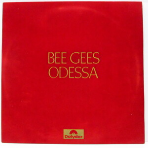 BEE GEES-Odessa (UK オリジナル「ステレオ」2xLP/「赤フェルト生地」見開ジャケ)
