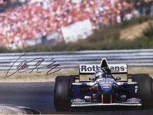 デイモン・ヒル　Damon Hill　ウィリアムズF1　Williams Grand Prix Engineering　直筆サイン入り写真　証明書付