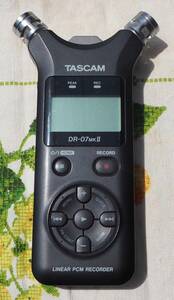 中古 TASCAM リニアPCMレコーダー ブラック DR-07MKII