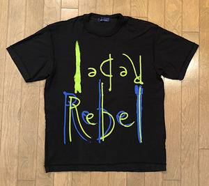 ■1991年製 ヴィンテージ 青山店限定 COMME des GARCONS - Chic Punk / Rebel Pure Tシャツ BK コムデギャルソン シックパンク ギャルソン