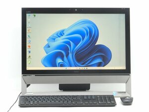 Win11H/カメラ内蔵/中古/SSD256GB/8GB/フルHD21型タッチパネル/5世代i5/NEC　DA570/A一体型 　WPS office2搭載　訳あり品