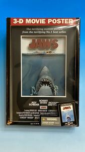 ★GW限定値下げ!! ★残りあと1個!! ★18年前!! 激レア★JAWS 3D立体ポスター2006年製★ユニバーサルスタジオ/USJ 100