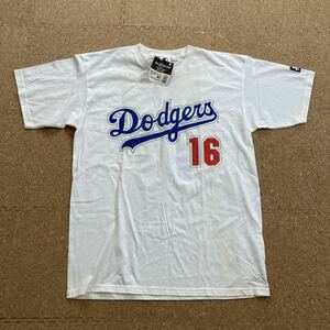 【レア】野茂英雄 Tシャツ ドジャース 16番 野球 ベースボール MLB メジャーリーグ STARTER Mサイズ タグ付きUSA製 