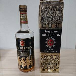 100 PIPERS DELUXE パイパーズ デラックス 蒸発　飲用不可　空き瓶　コレクション