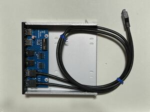 USB3.0 + USB 2.0 19PINHDオーディオエクステンションフロントパネル