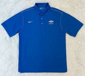 美品　NIKE GOLF　ナイキ ゴルフ　半袖　ゴルフシャツ　ポロシャツ　ブルー　メンズ　Mサイズ　DRI-FIT