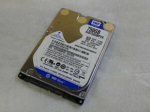 WD WD7500BPVX 750GB HDD 2.5 SerialATA ハードディスク 動作確認済み#TM90114