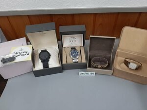 0404U191　時計　腕時計　ジャンク品　おまとめ　SEIKO　VIVIENNEWESTWOOD　箱付き