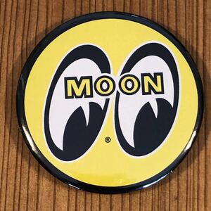 MOONEYES マグネット 94円発送可 アイボール 黄色 イエロー 缶マグネット プックリ 全５種 車 バイク 冷蔵庫 ガレージ オフィス などに