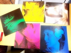 山口 百恵 　アルバム５枚セット　「愁」「炎」「愛」「夢」「花」美盤ＬＰ