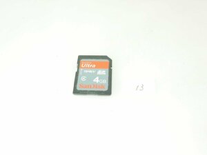 M80-13☆SanDisk サンディスク Ultra SDカード 4GB