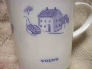 VOLVOマグカップ(口径:8cm x 高さ:8.5cm).
