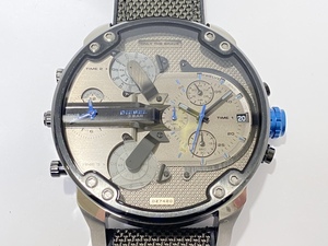 【未使用品】 DIESEL ディーゼル DZ-7420 クロノグラフ 保証書有 純正ベルト メンズ クォーツ 腕時計 稼働品 