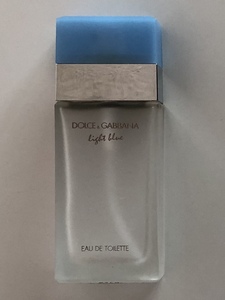 DOLCE & GABBANA オードトワレ LIGHT BLUE 空きボトル USED