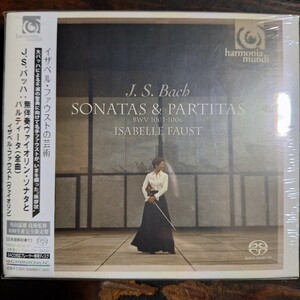 【未開封2SACD】Isabelle Faust / Bach Sonatas & Partitas イザベル・ファウスト / バッハ 無伴奏ヴァイオリンとパルティータ 初回盤