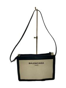 BALENCIAGA◆ショルダーバッグ/キャンバス/アイボリー/339937