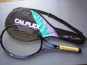 硬式 テニスラケット カルフレックス CALFLEX CX-790 スーパーコンポ SUPER COMPO AERO PRO グリップ SL2 中古 ケース付