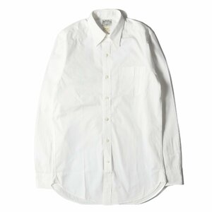 RRL ダブルアールエル シャツ サイズ:S(14.5) コットンブロード ボタンシャツ ホワイト トップス カジュアルシャツ 長袖 ラルフローレン