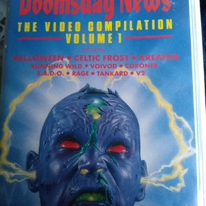 ザ　ベスト　オブ　ジャーマンメタル　オン　ノイズ　Doomsday News Volume 1 Helloween Kreator Running Wild Rage Voivod VHS ビデオ 