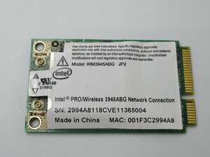 【送料一律185円】中古動作品 無線LAN Intel PRO/Wireless WM3945ABG Network Connection