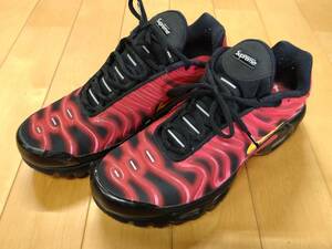 ナイキ×シュプリーム　NIKE　SUPREME　エアマックスプラス　AIR MAX PLUS TN "FIRE PINK" DA1472-600　サイズＵＳ９．５