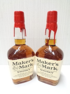 【未開栓】 Maker’s Mark メーカーズマーク レッドトップ 700ml おまとめ2本