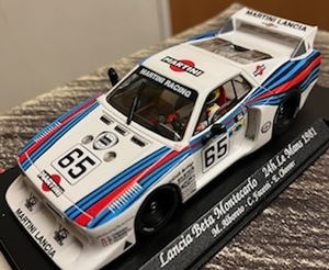 ●FLY(GB)1/32スロットカー//LANCIA BETA MONTECARLO Gr.5/マルティニ/LE MANS 1981/#65/M.アルボレート/未走行新品