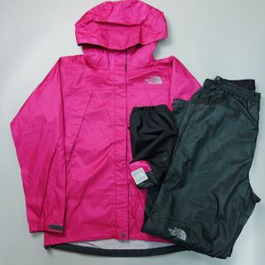 THE NORTH FACE ノースフェイス レインテックスエアロ ジャケット パンツ 上下 セットアップ M レディース NPW10000 雨具