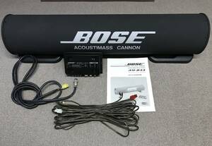 BOSE　AM－033　キャノンウーハー　ネットワークBOX　専用ケーブル・取説付き　社外スタンド付き　中古　作動品　ボーズ　引取り限定