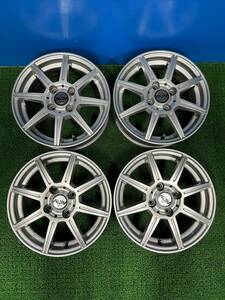 １４インチ　アルミホイール　１４×5.5J　100-4H　オフセット＋43　４本セット　お買い得！！