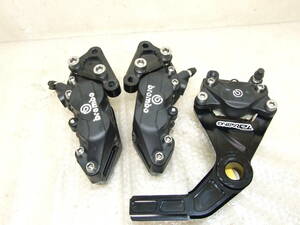 【未使用前提】フルブラック ブレンボ前後セット NSR250R MC21 T2-RACING 検 MC18 MC28 NC35 倒立 HRC ロスマンズ レプソル SEED TERA AJIN