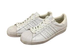 adidas (アディダス) × Mark Gonzales スーパースター SUPERSTAR 80s レザー スニーカー S85469 27cm US9 ホワイト メンズ/078