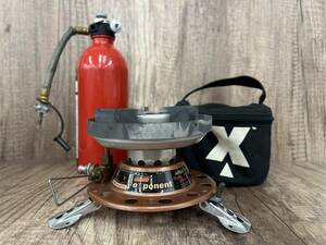 【現状品】Coleman コールマン 分離型ガソリンストーブ exponent エクスポーネント APEXⅡアペックス DUAL FUEL STOVE MODEL 445A