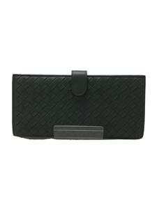 BOTTEGA VENETA◆長財布/レザー/グレー/レディース/B05430941X