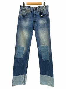 Levi’s Vintage Clothing (リーバイスビンテージクロージング) LVC 501xx ジーンズ リメイク 1947 ボタンフライ パッチワーク 29 青 /036