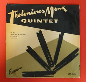 極美! UK ESQUIRE PRLP 180 オリジナル Thelonious Monk Quintet RVG/Flat Edge